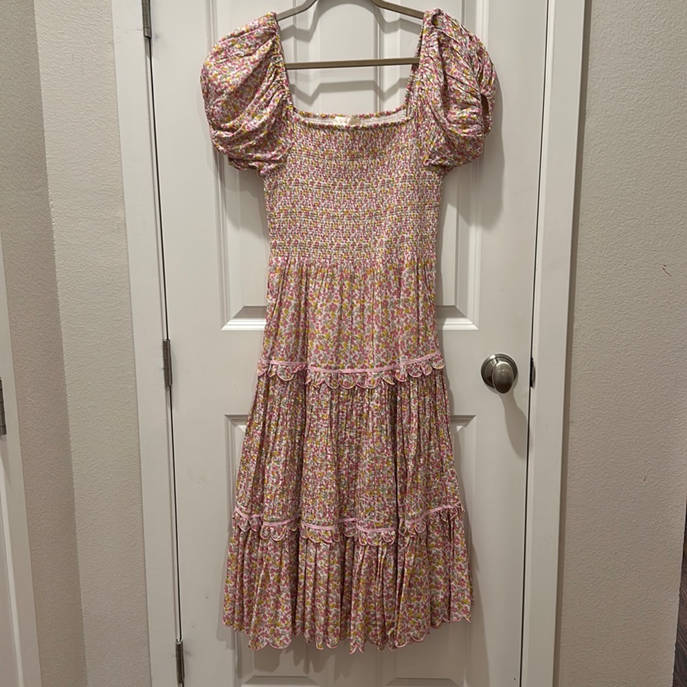 Loveshack Fancy midi dress